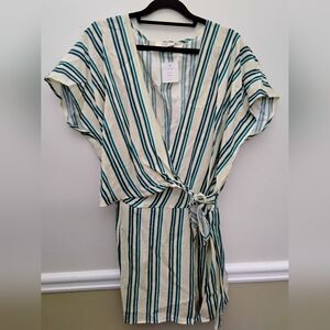 Easel Striped Romper Large